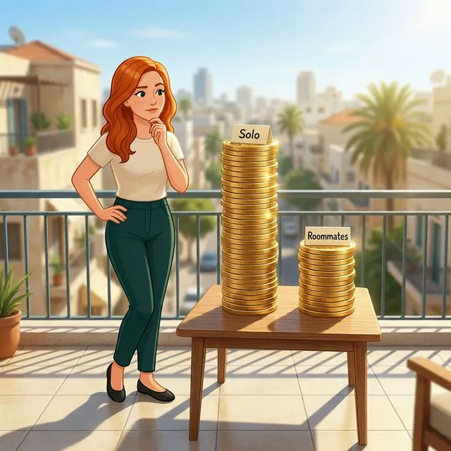לבד או עם שותפים? כמה כסף באמת תחסכו ב-2026?